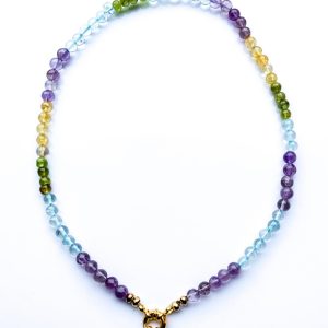 Ketting Edelstenen Multicolor