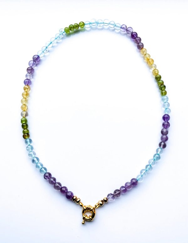 Ketting Edelstenen Multicolor