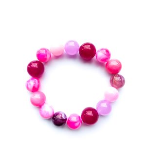 Rose armband Felroze sieraden